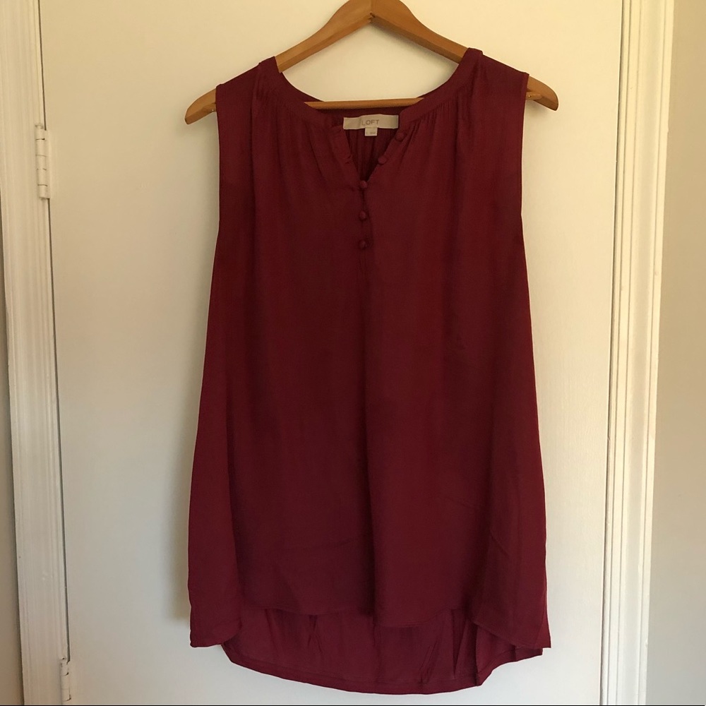 Burgundy Loft Top